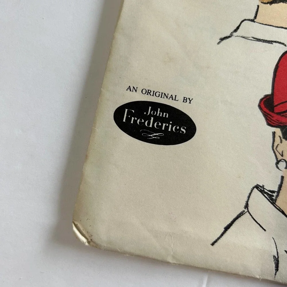 Vogue Vintage 1960's‎ Pattern #6020 John Frederics Chapeaux Hats Size 22 RARE